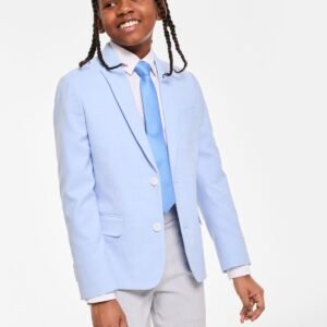 Tommy Hilfiger Big Boys Stretch Linen-Look Sp Pink