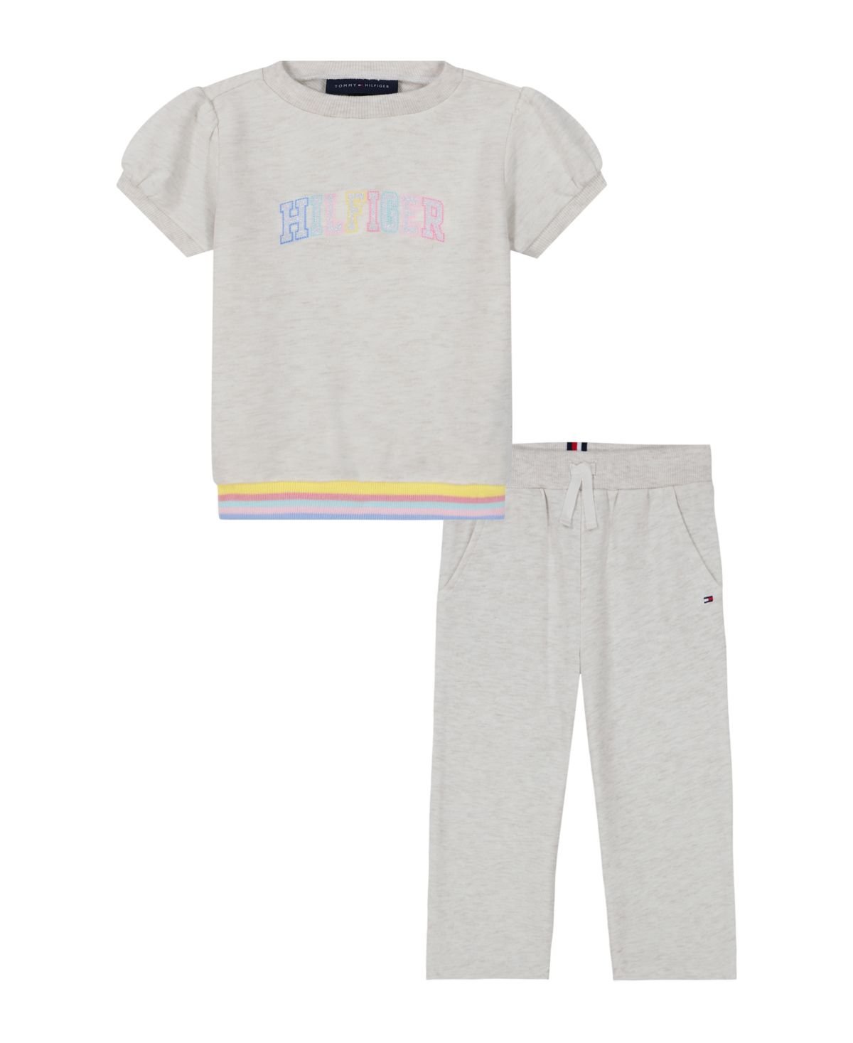 Tommy Hilfiger Tommy Hilfiger Baby Girl 2-Pie Oatmeal heather
