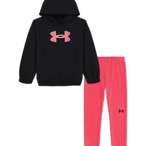 Under Armour Girls Toddler Little 2T-6X 2 Black