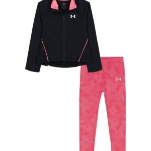 Under Armour Toddler and Little Girls 2-Pie Black, Pink